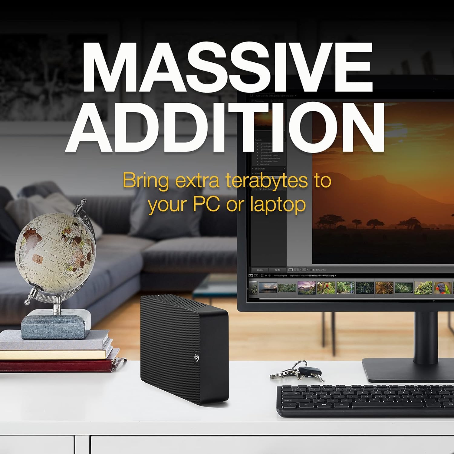 Amazon | Seagate Expansion デスクトップ 3.5インチ 8TB 外付